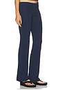 view 2 of 6 PANTALON À REVERS EN JERSEY DE COTON in Navy
