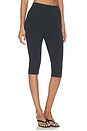 view 2 of 6 Refined Knit High Waist Capri in Onyx