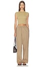 view 5 of 6 Oversized Drawstring Pant in Desert