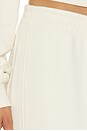 view 6 of 6 Drapey French Terry Cropped Low Rise Jogger in Buff