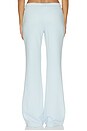 view 4 of 6 Drapey French Terry Straight Leg Pant in Powder Blue