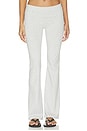 view 1 of 6 Foldover Pant in Light Heather Grey