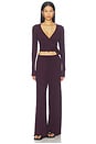 view 6 of 6 Cloud Sleep Pant in Currant