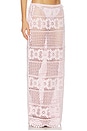 view 2 of 6 Crochet Swim Long Skirt in Cherry Blossom