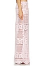 view 3 of 6 Crochet Swim Long Skirt in Cherry Blossom