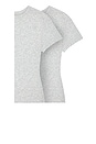 view 1 of 5 Cotton Jersey 2 Pack T-Shirt in Light Heather Grey