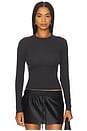 view 1 of 4 Fits Everybody Long Sleeve T-Shirt in Onyx