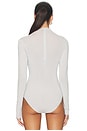 view 4 of 5 БОДИ С ДЛИННЫМ РУКАВОМ И ВОРОТНИКОМ-СТОЙКОЙ in Mist