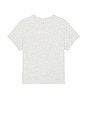 view 6 of 7 Cotton Jersey T-Shirt in Light Heather Grey