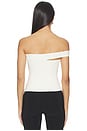 view 3 of 4 Cotton Jersey One Shoulder Tube Top in Marble