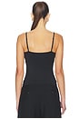 view 3 of 4 Smooth Layers Skimpy Strap Cami in Obsidian
