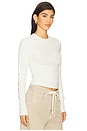 view 2 of 4 Cotton Jersey Long Sleeve T-Shirt in Marble