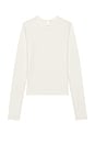 view 6 of 7 Cotton Jersey Long Sleeve T-Shirt in Marble