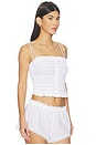 view 2 of 4 Garment Washed Ruffle Cami in Snow