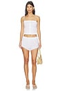 view 4 of 4 Garment Washed Ruffle Cami in Snow