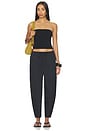 view 4 of 4 Refined Knit Tube Top in Obsidian