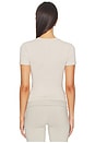 view 3 of 4 T-SHIRT EN JERSEY DE COTON in Stone