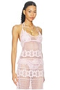 view 2 of 5 Crochet Swim Cami in Cherry Blossom