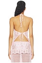 view 3 of 5 Crochet Swim Cami in Cherry Blossom