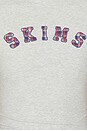 view 6 of 5 T-shirt in Light Heather Grey Arched Plaid