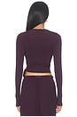view 5 of 5 Cloud Sleep Wrap Top in Currant