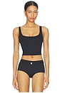 view 1 of 4 HAUT DE MAILLOT DE BAIN ICONIC SWIM in Obsidian