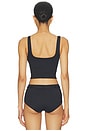 view 3 of 4 HAUT DE MAILLOT DE BAIN ICONIC SWIM in Obsidian