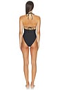 view 3 of 3 Classic Swim Medallion One Piece in Obsidian