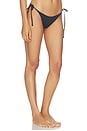 view 2 of 4 Signature Swim Dipped Tie Bottom in Onyx