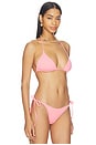 view 2 of 4 TOP TRIANGULAR SIGNATURE SWIM in Melon