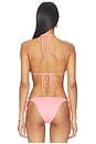 view 3 of 4 TOP TRIANGULAR SIGNATURE SWIM in Melon