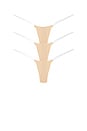 view 1 of 2 3-pack Nude Invisible Underwear in Buttercream Beige