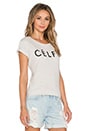 view 2 of 3 Celfie Tee in Snow Melange