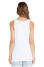 view 3 of 4 Not Sorry Tank in White