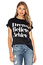 view 1 of 4 Dream Believe Achieve Tee in Black