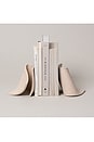 view 2 of 4 Serra Bookends Set Of 2 in Sand