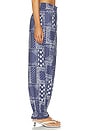 view 3 of 6 PANTALON BLOOMER in Navy Bandana