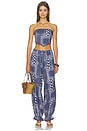 view 5 of 6 PANTALON BLOOMER in Navy Bandana