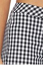 view 7 of 7 PANTALON JACQUELINE in Black & White Check