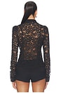 view 4 of 5 Genevieve Top in Black