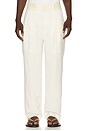 view 1 of 5 PANTALÓN CON TRABILLA CHAWI in Ivory