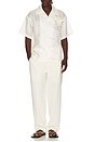 view 4 of 5 PANTALÓN CON TRABILLA CHAWI in Ivory