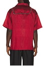 view 2 of 5 CAMISA NAKA in Red & Ivory