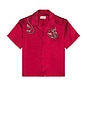 view 4 of 5 CAMISA NAKA in Red & Ivory