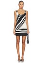 view 1 of 3 Pietra Scoop Mini Dress in Milano Nero