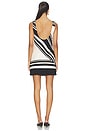 view 3 of 3 Pietra Scoop Mini Dress in Milano Nero