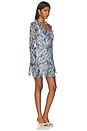 view 2 of 3 Lilia Ruffle Long Sleeve Mini Dress in Daisy Meadow