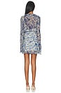 view 4 of 3 Lilia Ruffle Long Sleeve Mini Dress in Daisy Meadow