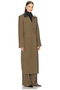 view 3 of 4 Sartoria Coat in Chocolate Marle
