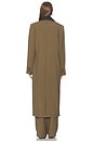 view 4 of 4 Sartoria Coat in Chocolate Marle